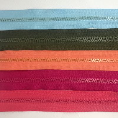 プラスチックジッパー カスタム 3# 5# オープン エンド ダブル オープン エンド 閉じる エンド ロング チェーン 卸売 工場 プラスチック ジッパー
